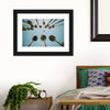 Plane Below Palm Trees Wall Art
