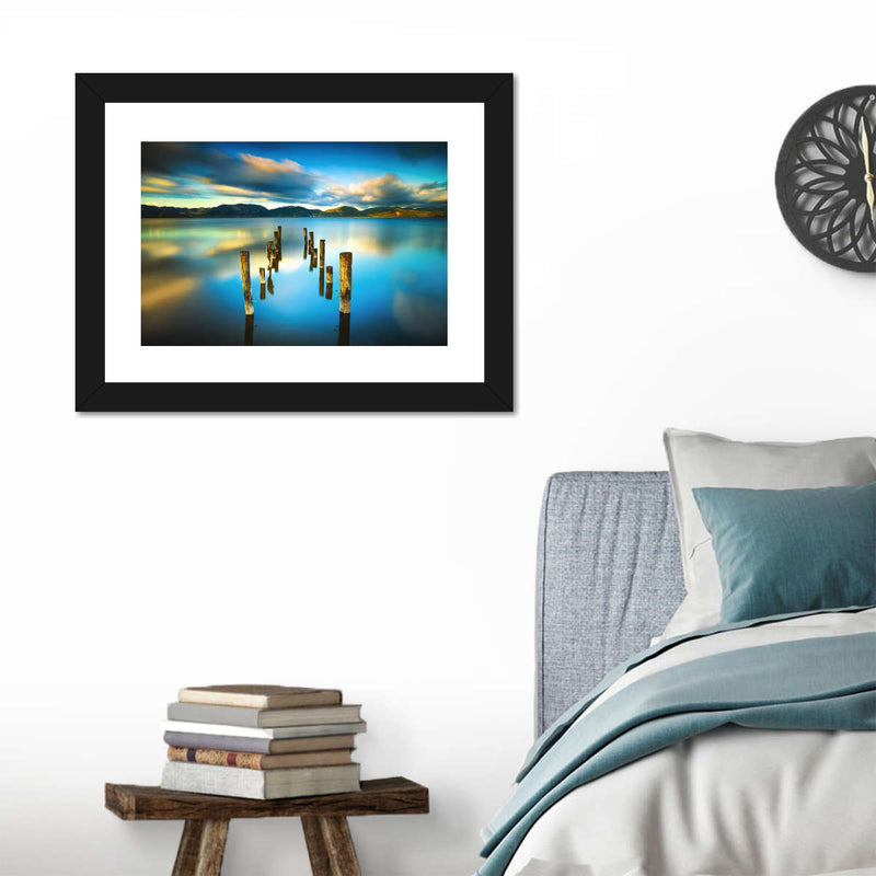 Massaciuccoli Lake Sunset Wall Art