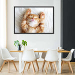 Sleepy Kitty Wall Art