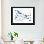 Grey And White Abstract Wall Art