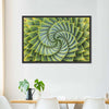 Spiral Succulent Wall Art