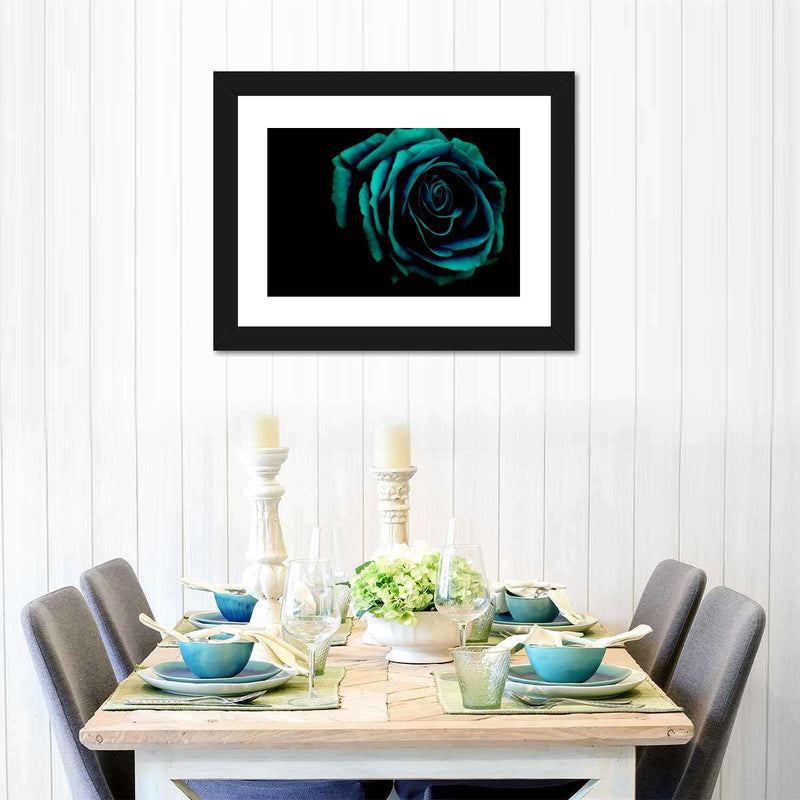Green Flower Wall Art
