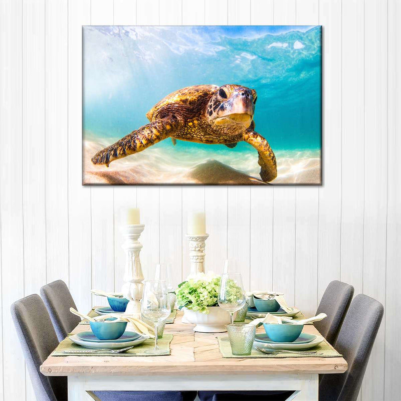 Hawaiian Turtle Wall Art