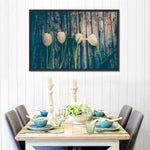 Pristine White Tulips Wall Art