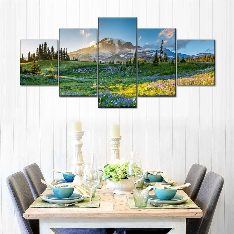 Springtime At Mount Rainier Wall Art