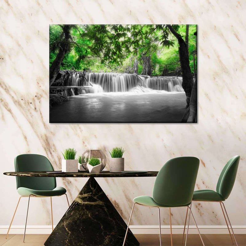 Pop Tropical Waterfall Wall Art