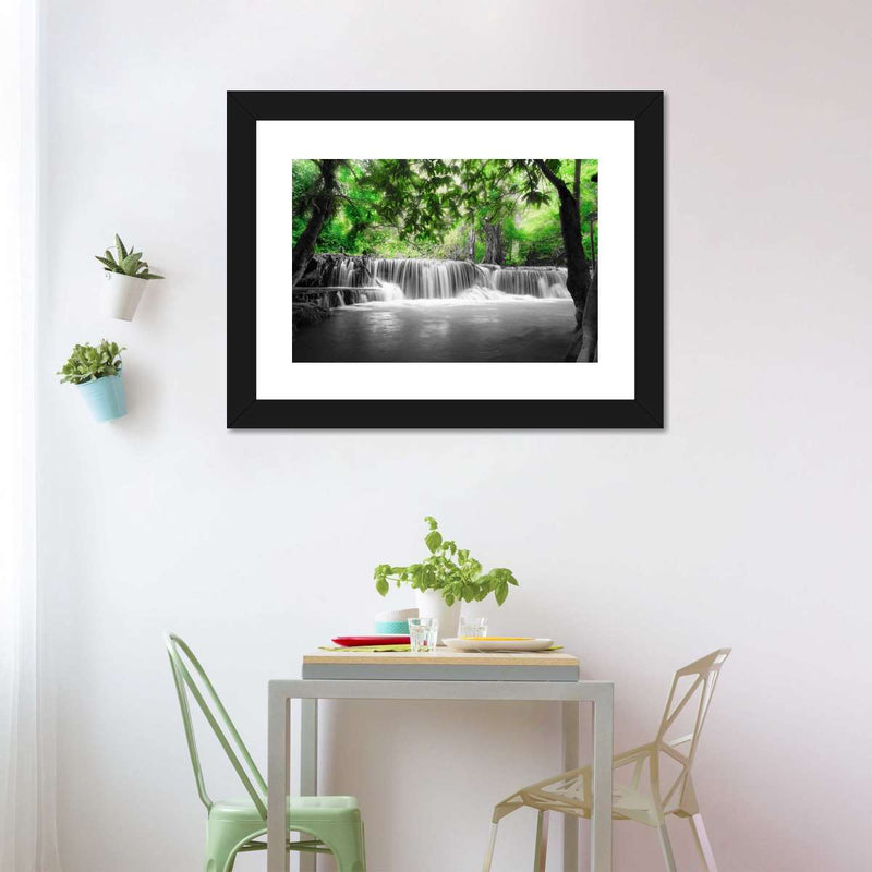 Pop Tropical Waterfall Wall Art