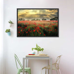 Scandinavian Poppy Field Wall Art