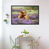 Highland Cow Paradise Wall Art