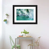 Marble Caves Carrera Lake Wall Art