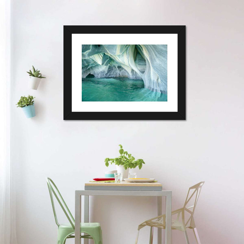 Marble Caves Carrera Lake Wall Art
