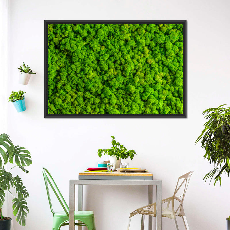 Green Reindeer Moss Wall Art
