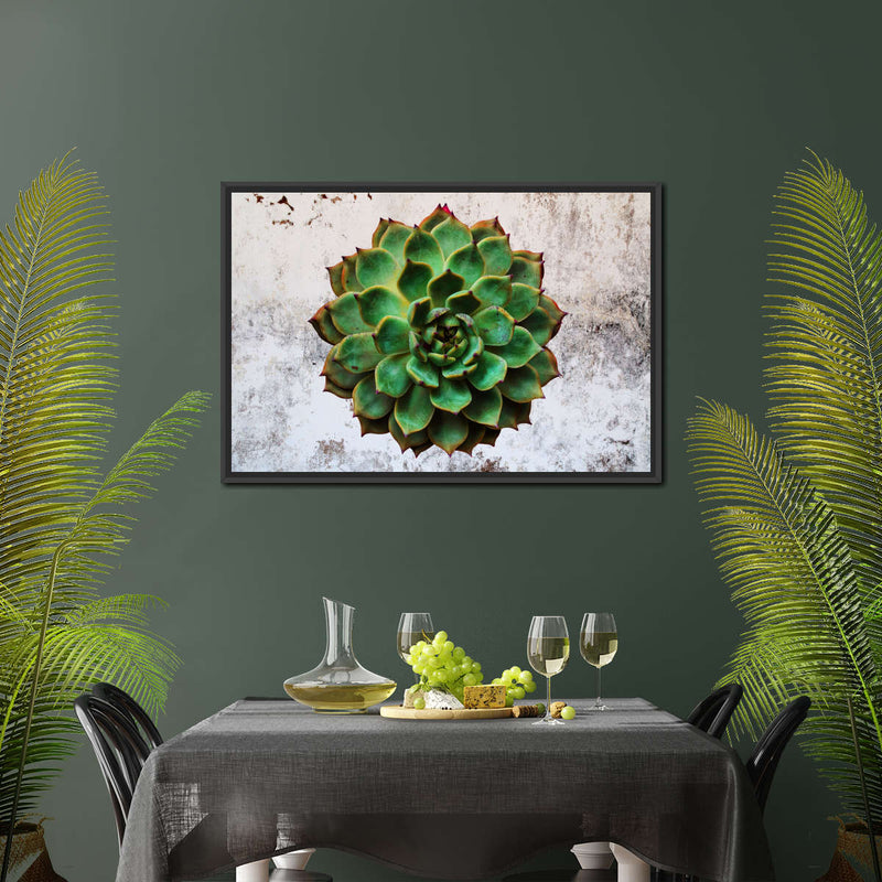 Grunge Succulent Wall Art