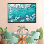 White Cherry Blossoms In Japan Wall Art