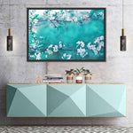 White Cherry Blossoms In Japan Wall Art