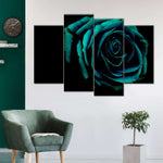 Green Flower Wall Art