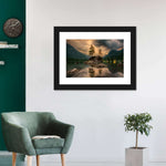Magical Lakeside Mountain Wall Art