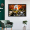 Stunning Autumn Waterfall Wall Art