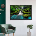 Tropical Waterfall Wall Art