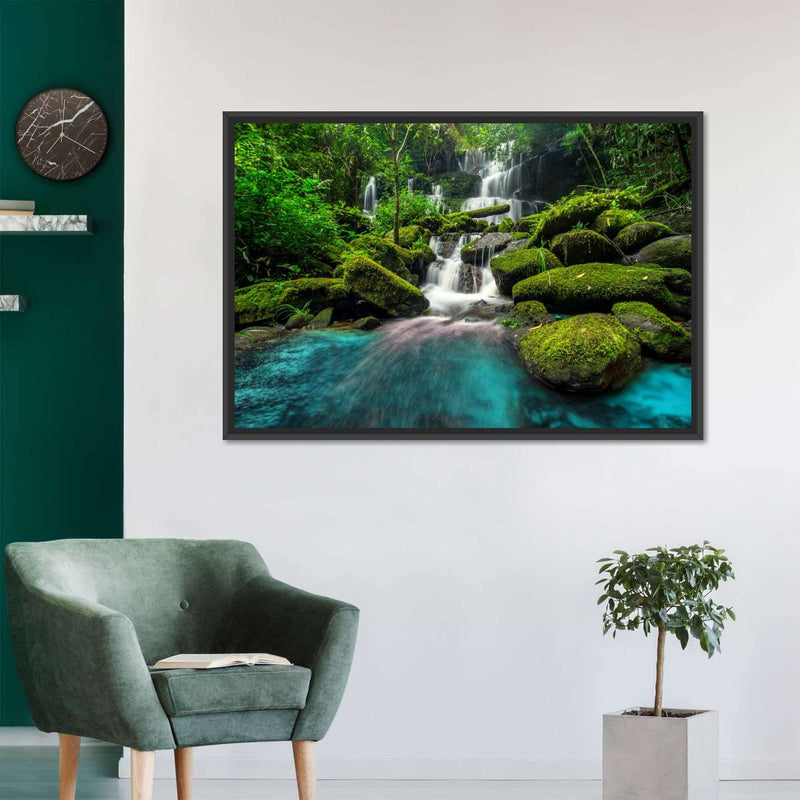 Tropical Waterfall Wall Art