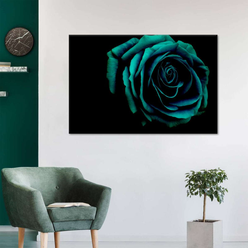 Green Flower Wall Art
