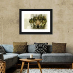Wolf Head Silhouette Wall Art