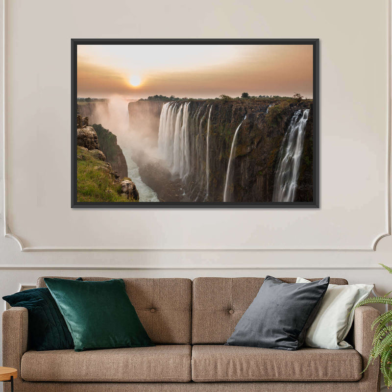 Victoria Falls Sunset Wall Art