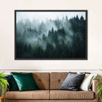 Misty Fir Forest Wall Art
