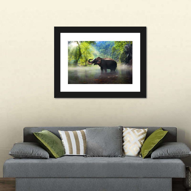 Wild Elephant Wall Art