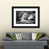 Textured White Tiger Wall Art