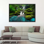 Tropical Waterfall Wall Art