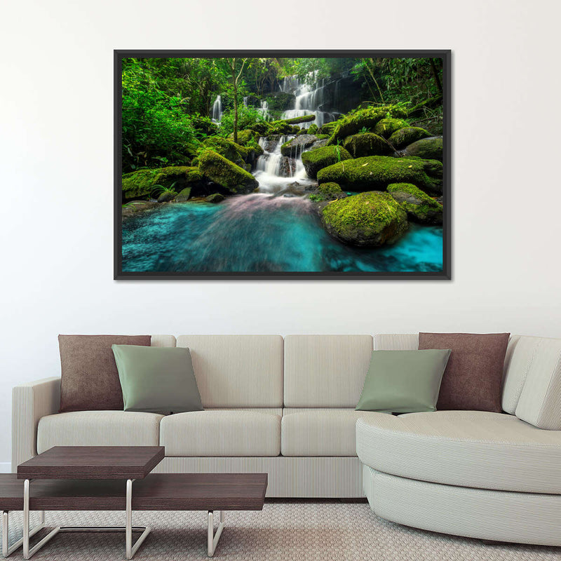 Tropical Waterfall Wall Art
