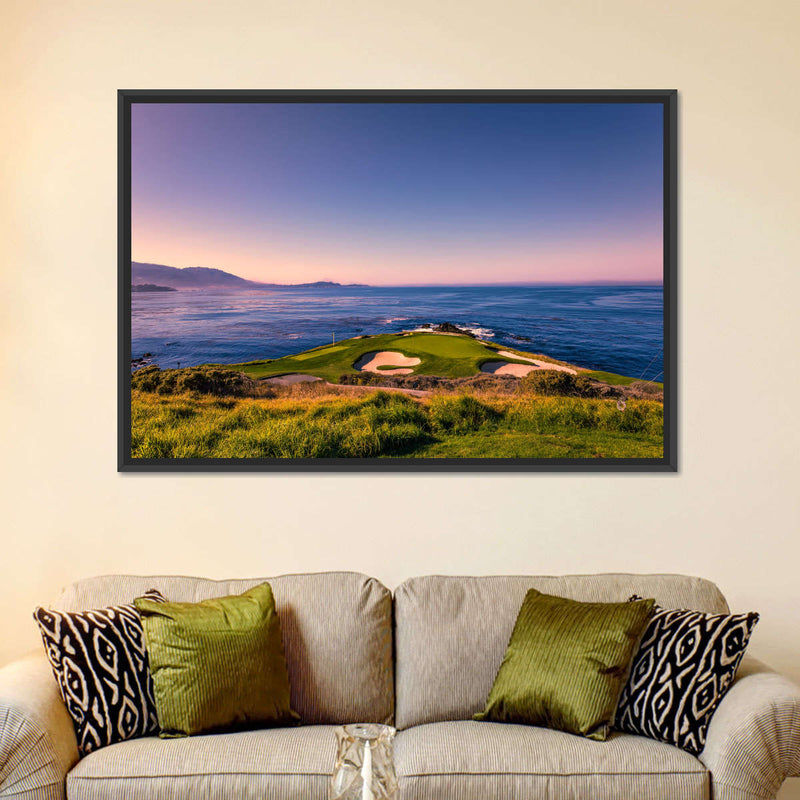 Pebble Beach Blue Sky Wall Art
