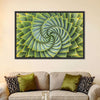 Spiral Succulent Wall Art
