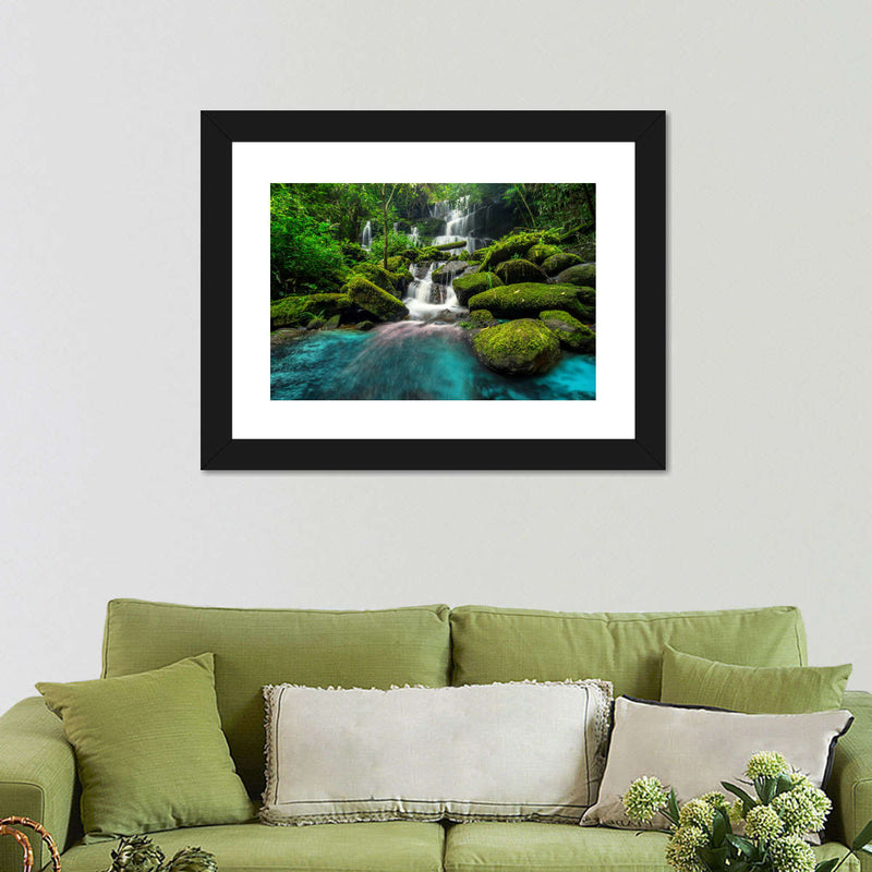 Tropical Waterfall Wall Art