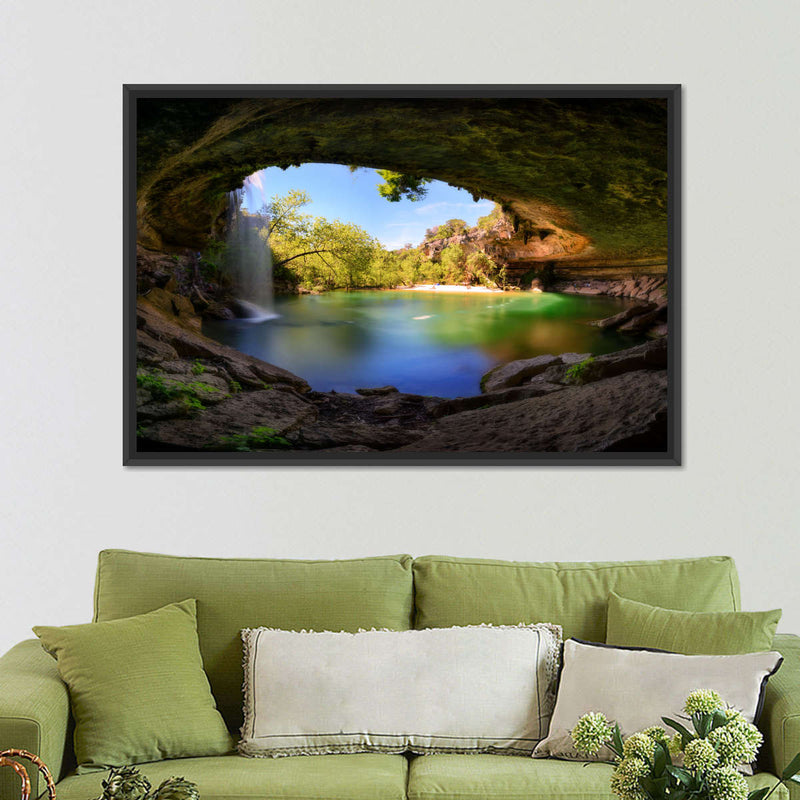 Hamilton Pool And Waterfall Wall Art