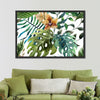 Wild Monstera Leaves Wall Art