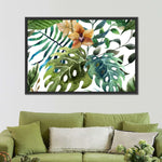 Wild Monstera Leaves Wall Art