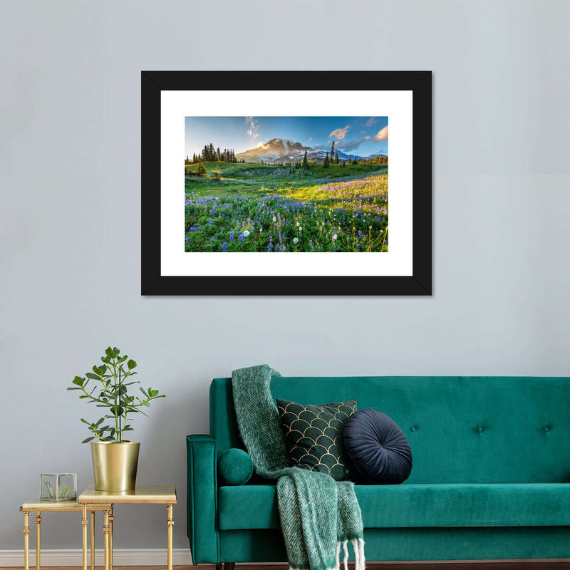 Springtime At Mount Rainier Wall Art