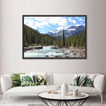 Rocky Mountains River Wall Art