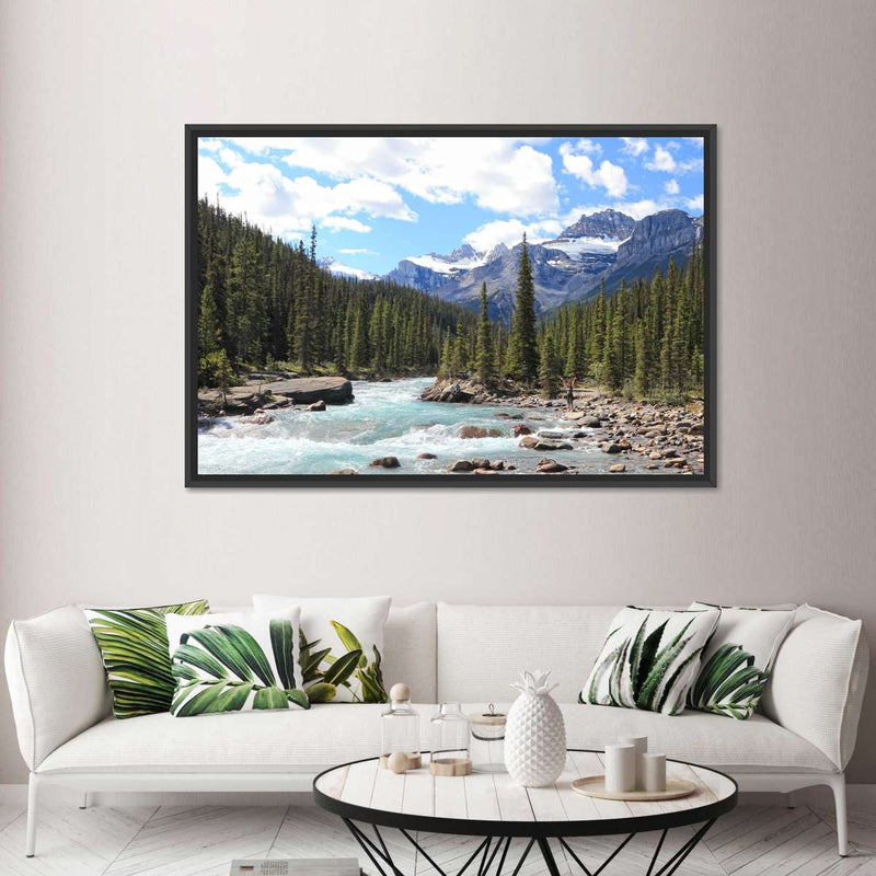 Rocky Mountains River Wall Art