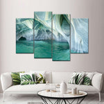 Marble Caves Carrera Lake Wall Art