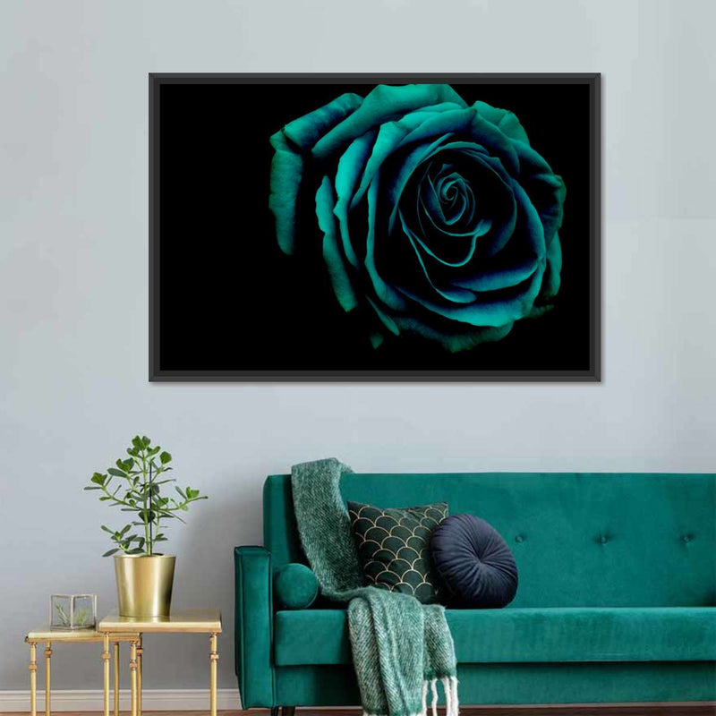 Green Flower Wall Art