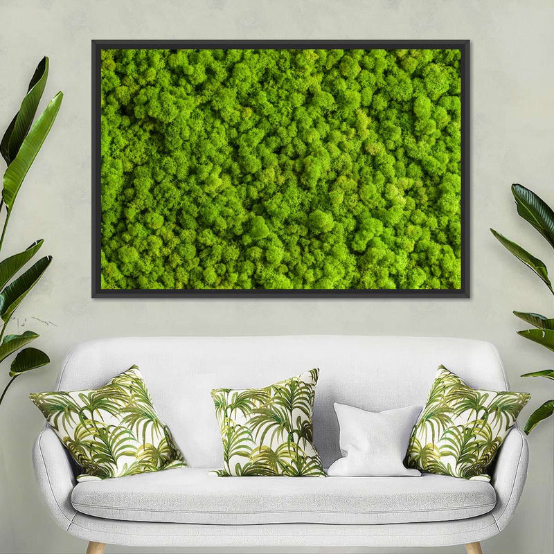 Green Reindeer Moss Wall Art