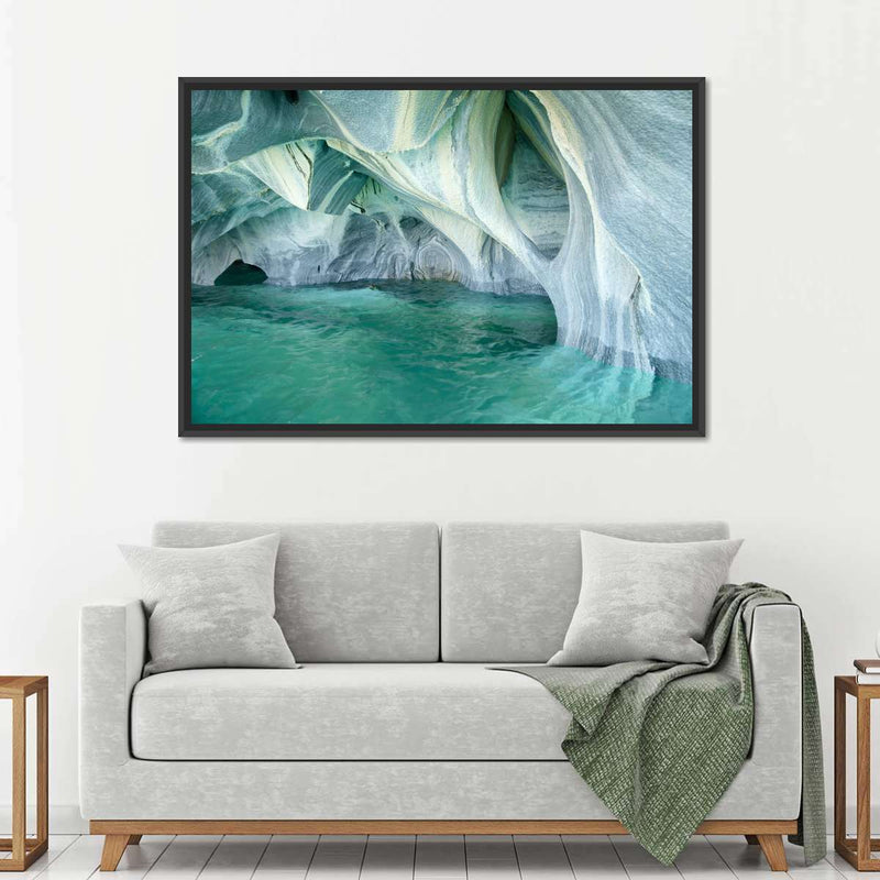 Marble Caves Carrera Lake Wall Art