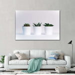 Three Succulents Wall Art