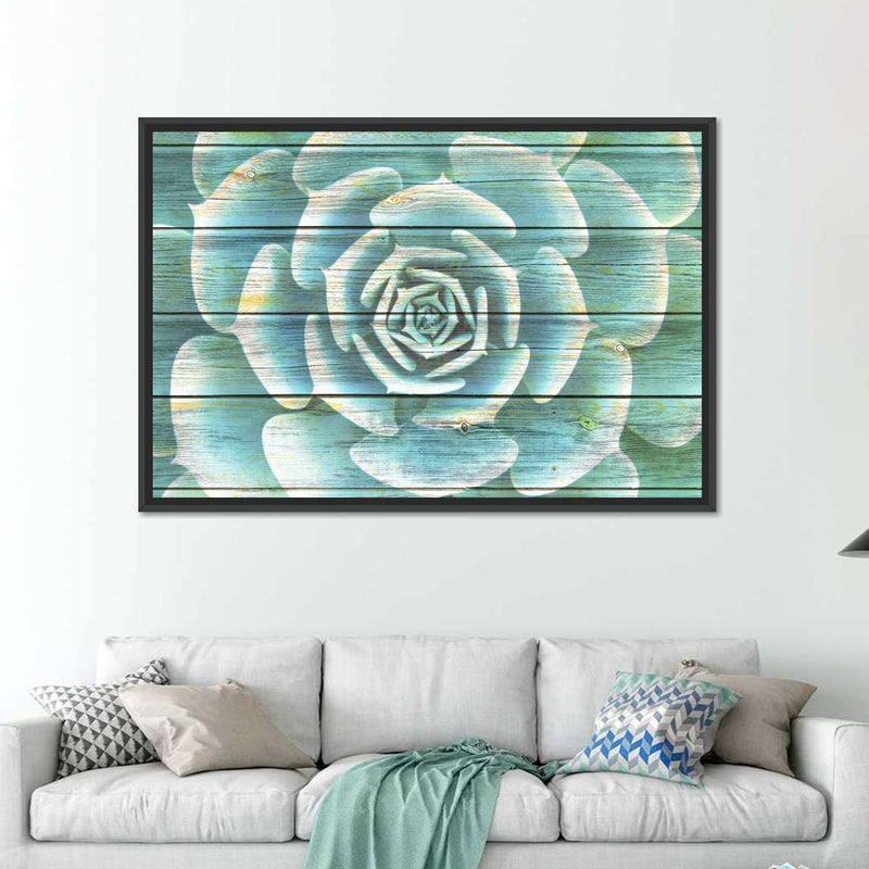 Succulent Plant Bloom Wall Art