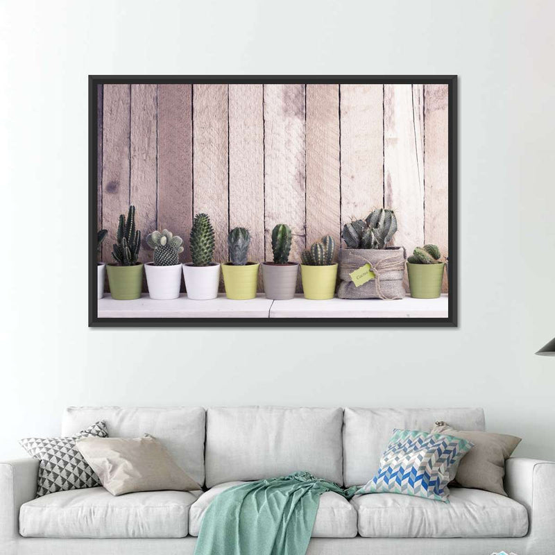 Succulent Plant Pots Wall Art