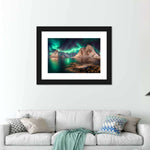Swirling Moskenes Aurora Wall Art