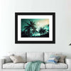 Retro Style Palm Trees Wall Art